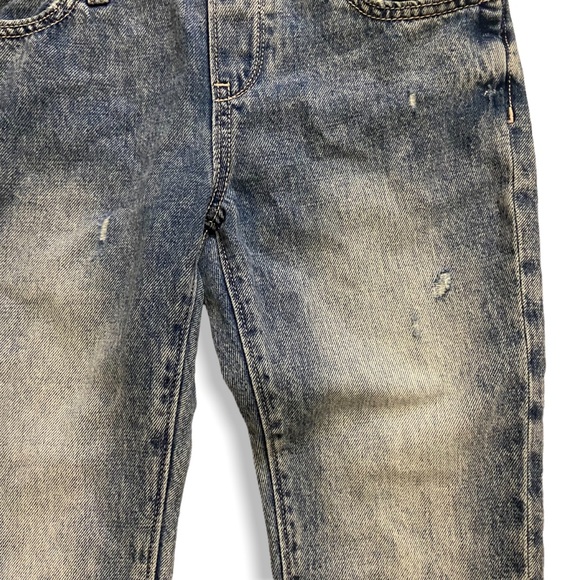 OLD NAVY Denim Overalls Size 8 US/ AU NEW with Manufacturers Distressing NWOT - Picture 6 of 11